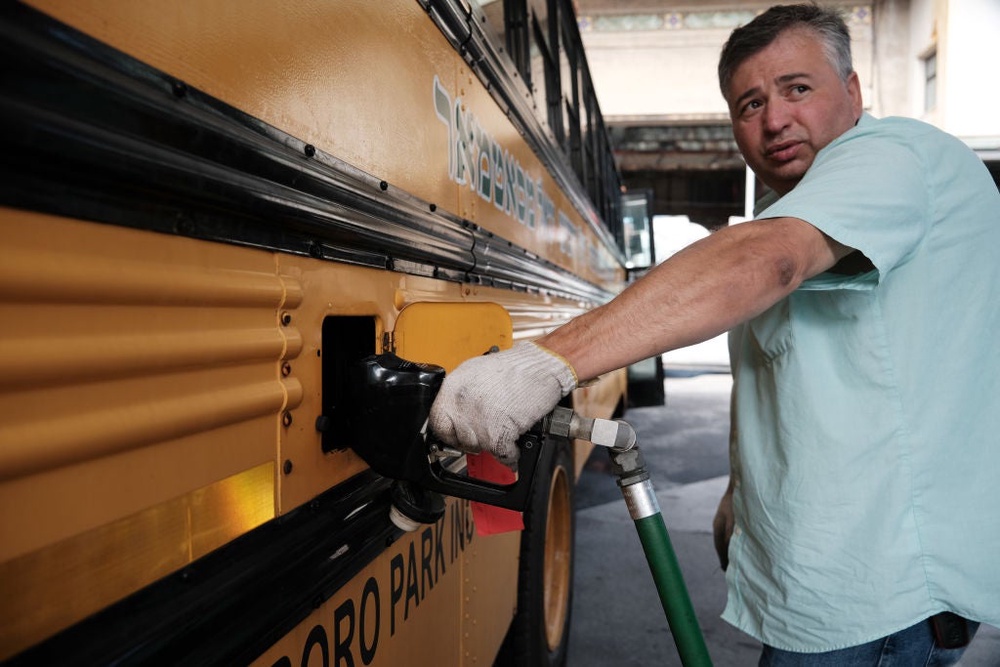 More than half of all U.S. school bus drivers are older than 55, a recent report found (Getty Images)