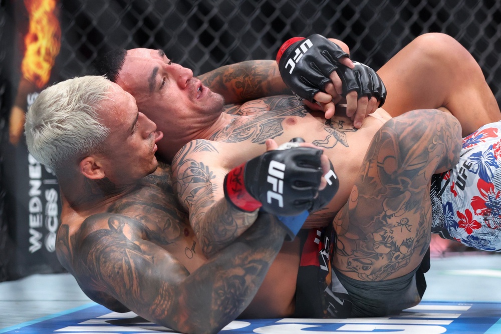 Holloway during his March defeat by Charles Oliveira (Getty)