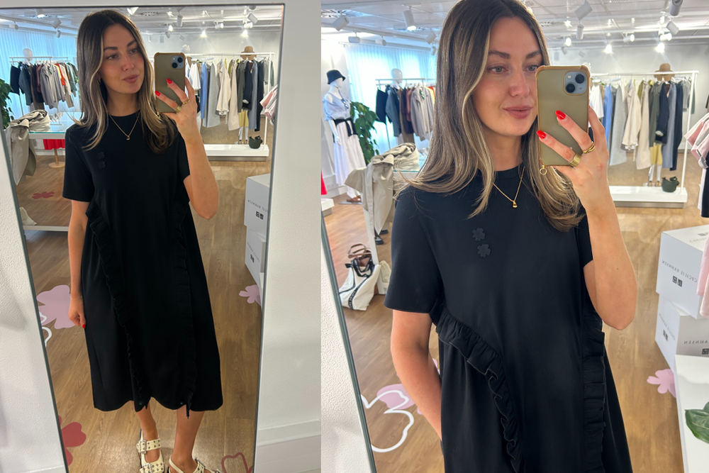 Image from: I tried on Uniqlo x Cecilie Bahnsen – here’s what to shop and what to miss