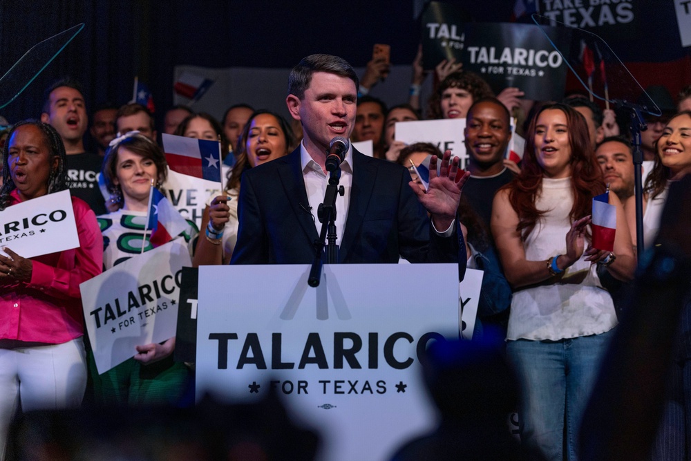 Democratic Senate nominee James Talarico (D-Texas) will face off against either Cornyn or Paxton. (Getty)