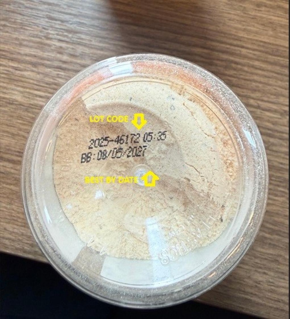 The recalled Blackstone Parmesan Ranch can be identified by one of three lot codes (U.S. Food and Drug Administration)