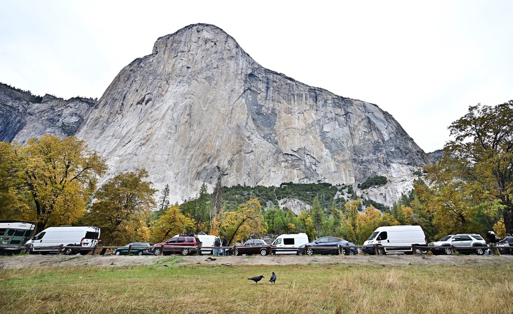 Visitors reported huge crowds at Yosemite National Park over Memorial Day weekend just months after the National Park Service ended a reservation system it previously used to manage the number of guests entering the park (AFP/Getty)
