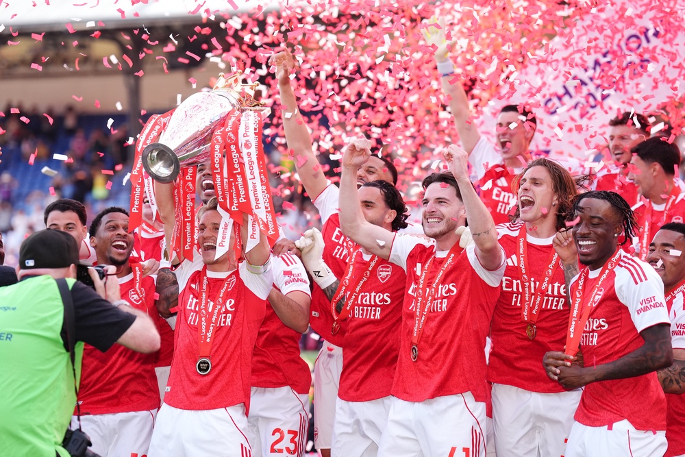 Arsenal head to Hungary fresh from winning the Premier League (John Walton/PA) (PA Wire)