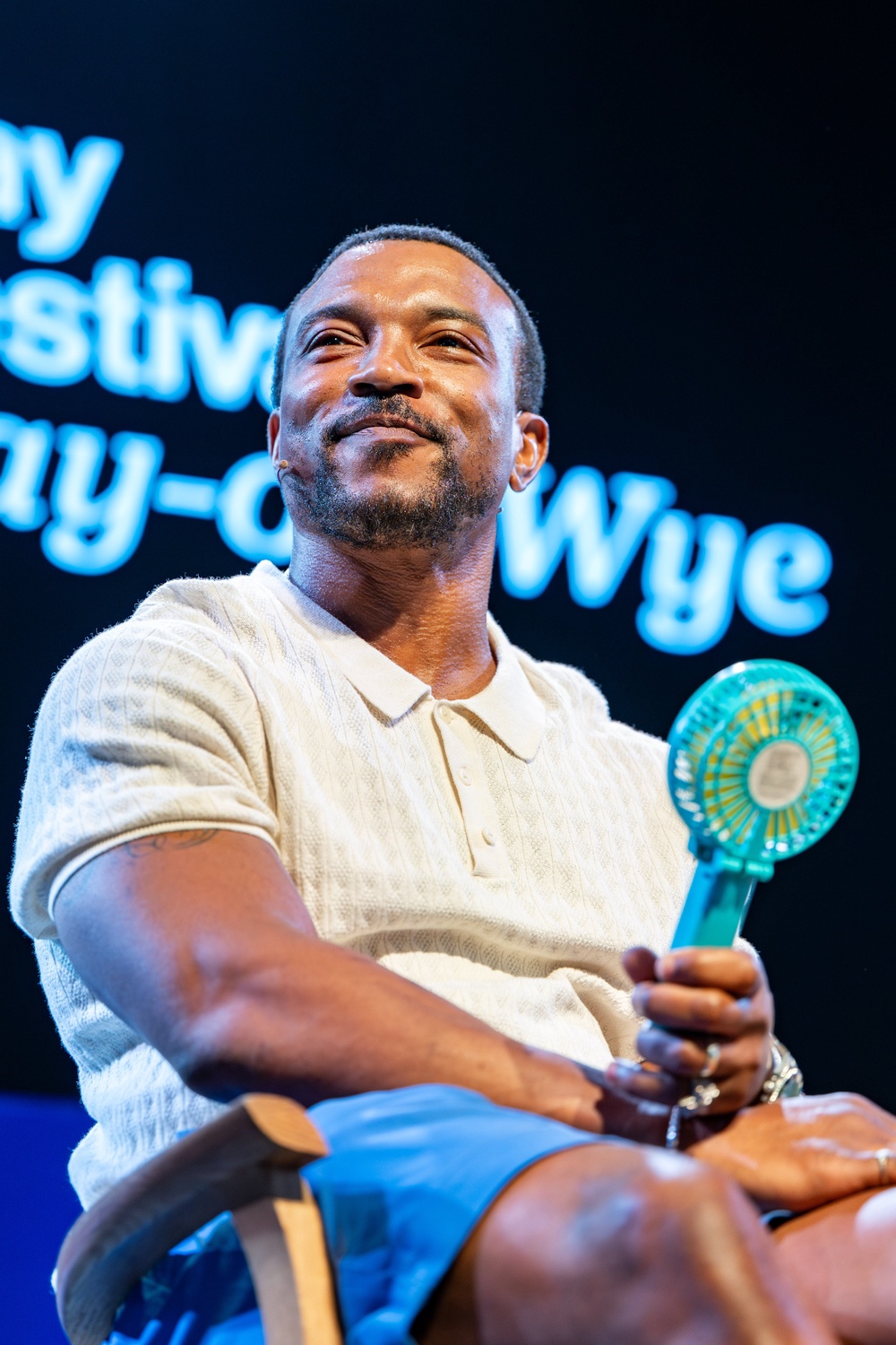 Ashley Walters discusses 'Top Boy' at Hay Festival (Adam Tatton-Reid and Hay Festival)
