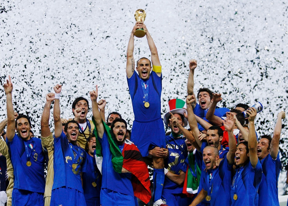 Fabio Cannavaro lifted the World Cup trophy in 2006 (Getty)