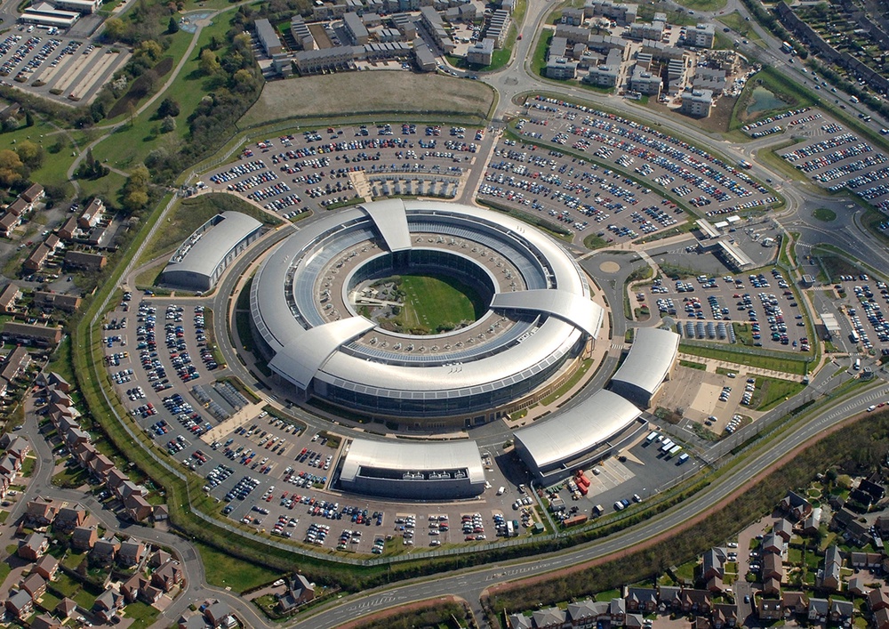 The GCHQ building in Cheltenham (PA)