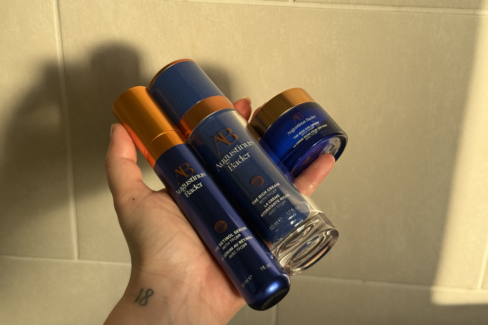 I used the trio of products exclusively for 14 days (Lucy Smith/The Independent)