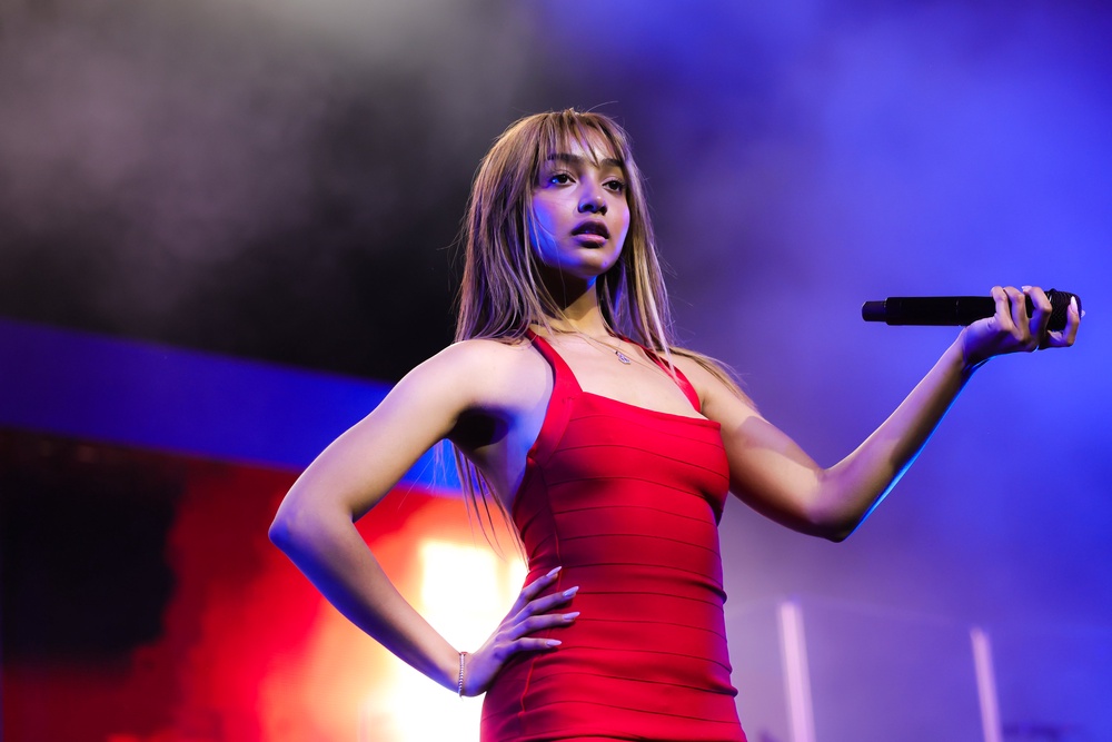 PinkPantheress performing at Coachella this year (Getty)