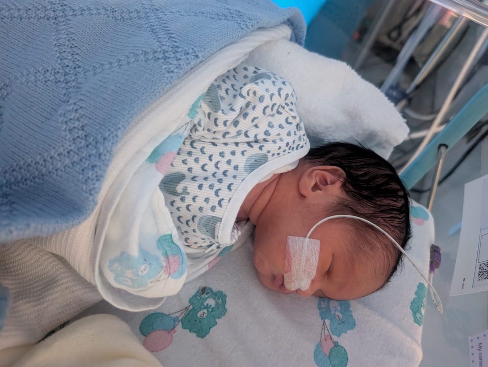 After Kimberely Littler gave birth to Eli in October 2025, she was rushed into surgery for a hysterectomy (Kimberely Littler)