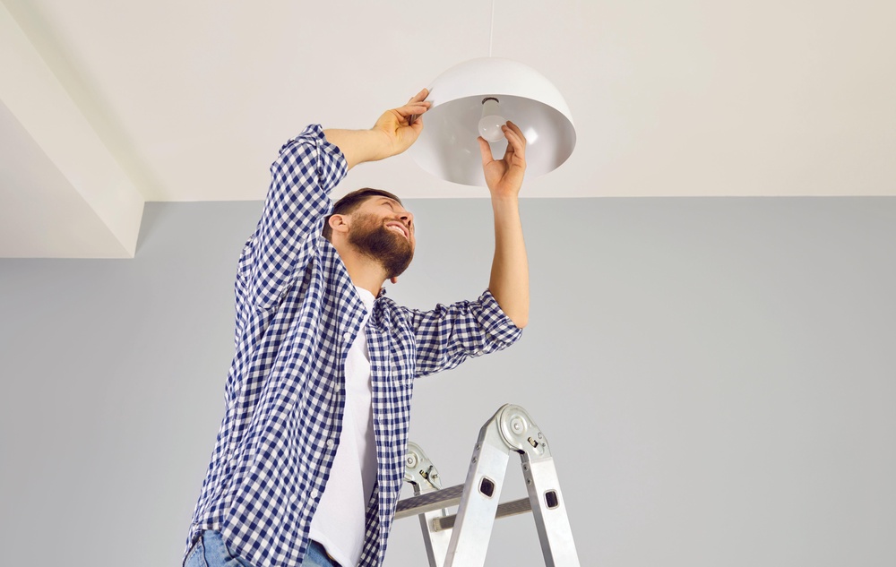 Replacing light bulbs with newer and energy-efficient bulbs will save you money