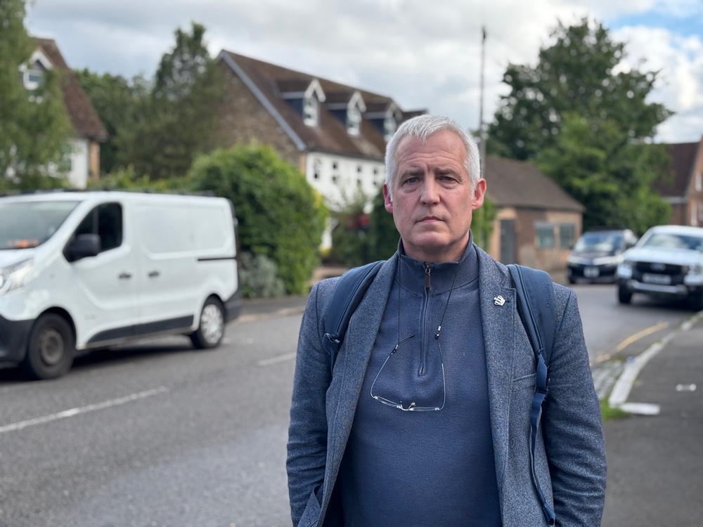 Christian Hughes, chair of Longford residents' association (The Independent)
