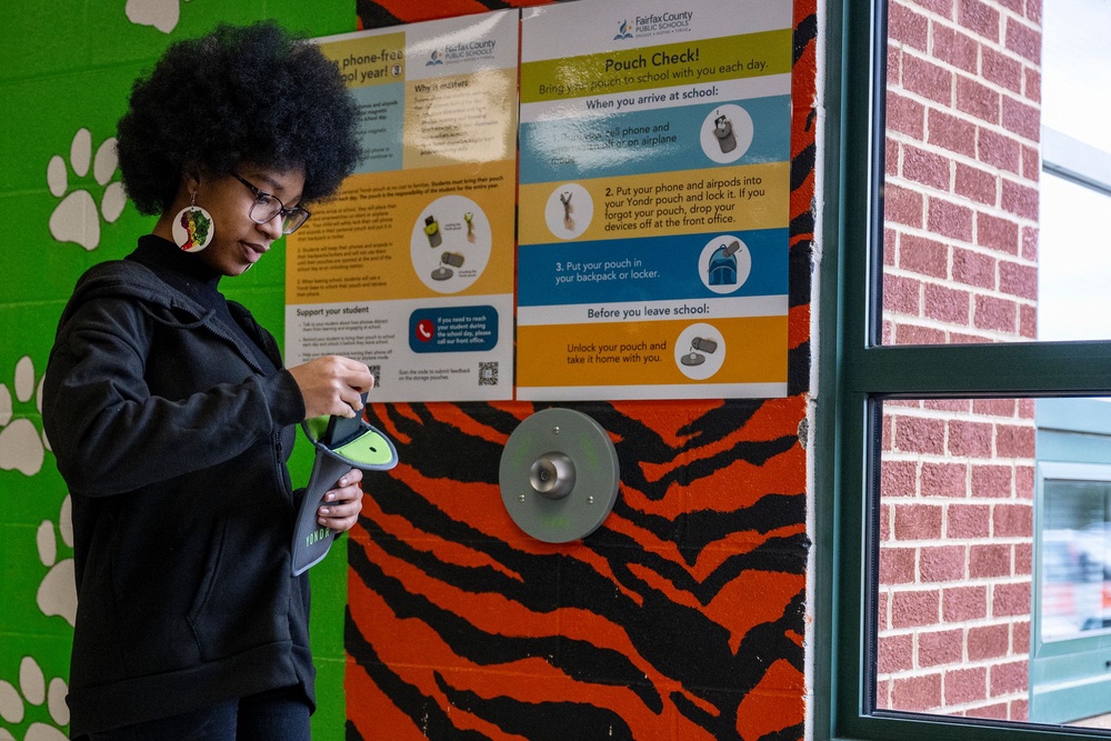 Grassroots campaigning helped some states to bring in smartphone bans, requiring students to lock them away securely. The method has helped students to be more focused in class (AFP via Getty Images)