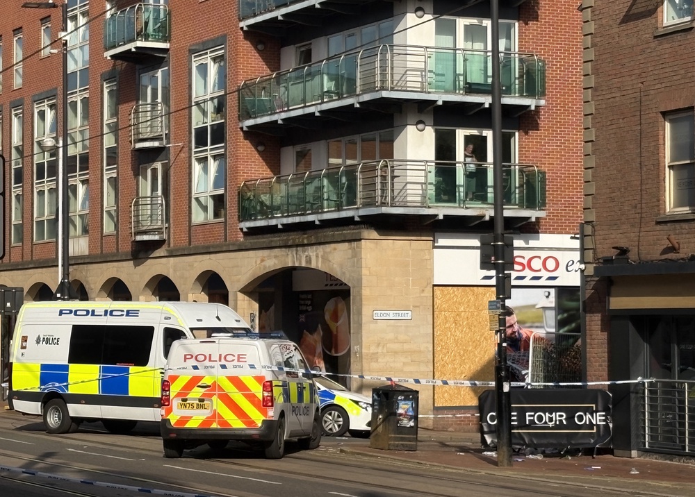 A police cordon at the scene near the One Four One bar on West Street, on Monday (Dave Higgens/PA) (PA Wire)