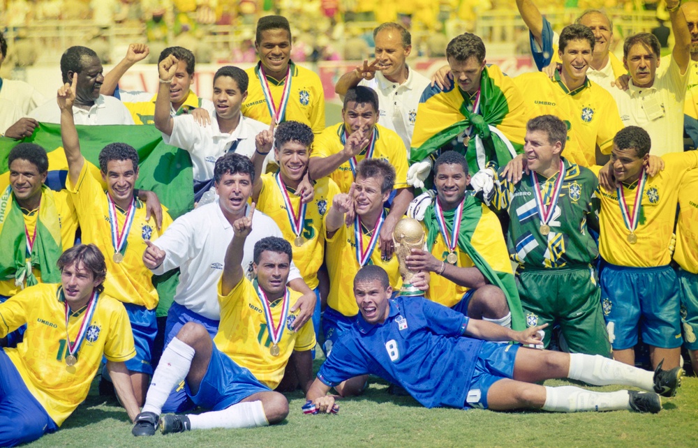 The 1994 Brazil team were actually pretty dour, but the moments of magic live long in the memory (Getty)