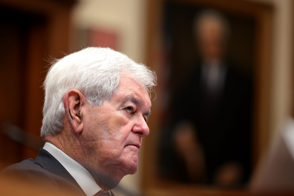 Gingrich led the impeachment inquiry into Clinton despite later admitting to having an extramarital affair with a congressional staffer at the same time (Getty)