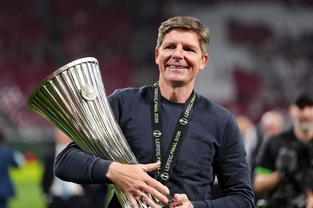 Crystal Palace manager Oliver Glasner announced in January that he would leave the club when his contract expires at the end of this season (PA Wire)