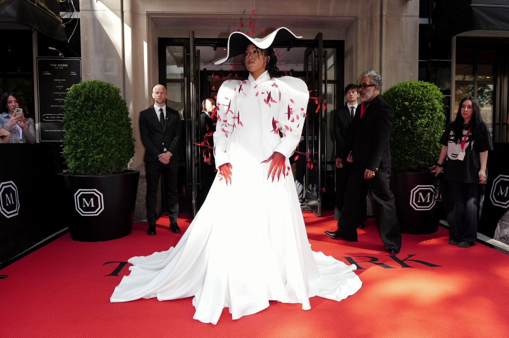 Osaka in Robert Wun at the Met Gala earlier this month (Getty)