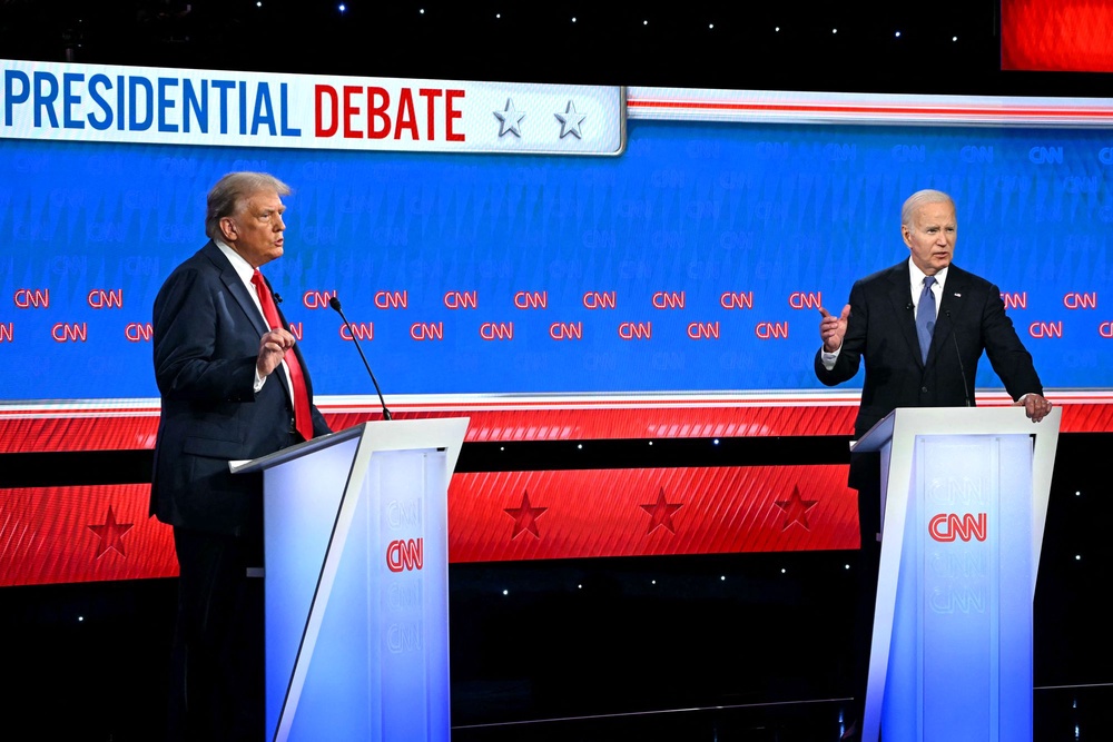 While both Trump, who is turning 80 next month, and Biden, who is now 83 years old, had their mental and physical fitness questioned during the 2024 election, the latter was more heavily scrutinized (AFP via Getty Images)