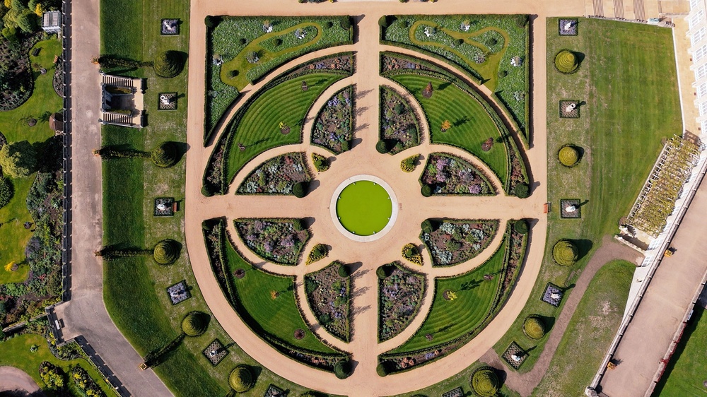 The pattern in the new Venus Garden is inspired by the planet’s orbit (Royal Collection Enterprises Limited 2026/Royal Collection Trust/PA)