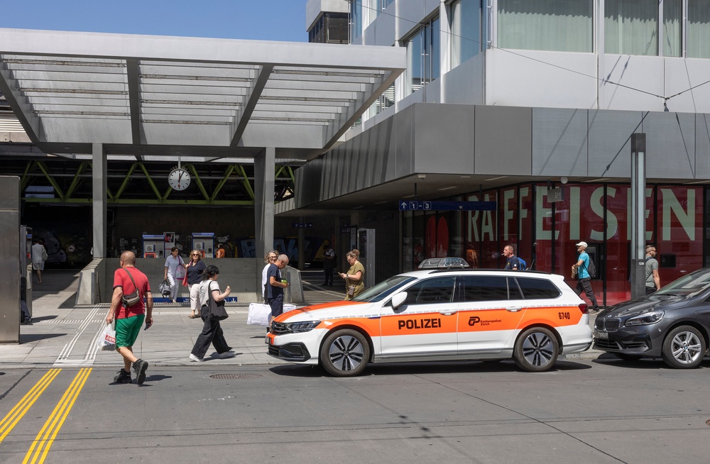 Zurich cantonal police said the suspected perpetrator had been arrested and that his ‘motive is under investigation’ (AFP/Getty)