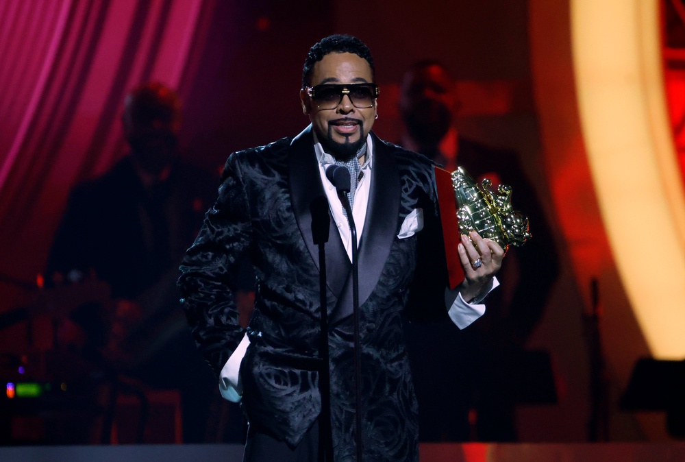 ‘It’s a no for me,’ Morris Day wrote on Instagram. Pictured here, he accepts The Legend Award onstage during the 2022 Soul Train Awards in Las Vegas, Nevada (Getty Images)