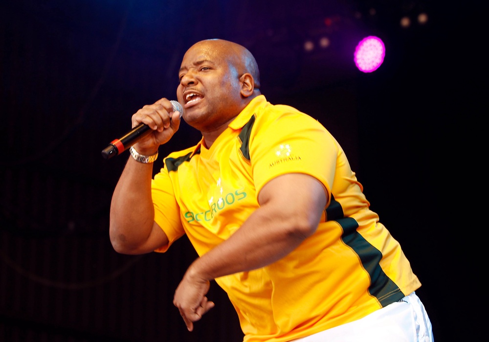 ‘The artists were never told about any political involvement with the event,’ rapper Young MC wrote on social media (Getty)
