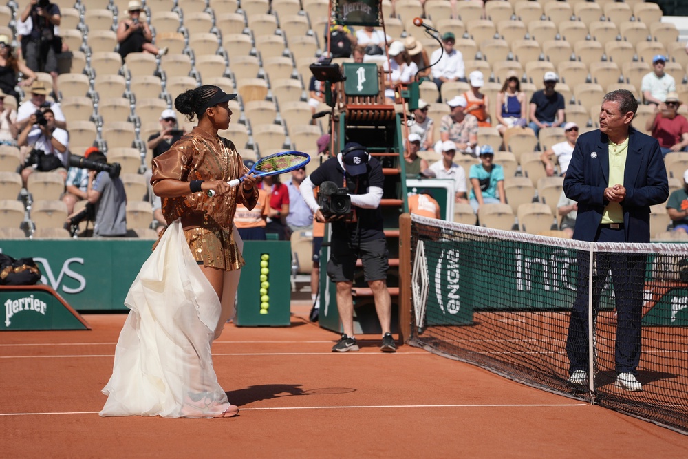 Osaka before the second round (AP)