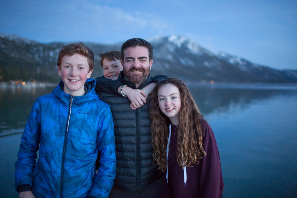 For Webb, the way you speak to your kids — especially in the tough moments — sets the tone for how they’ll talk to themselves for the rest of their lives (Provided by Brandon Webb)