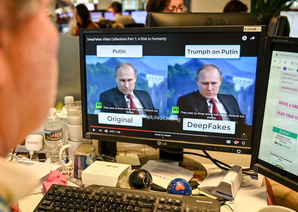 Scammers and disinformation peddlers can use deepfakes — enhanced by AI technology — to make convincing clones of politicians, celebrities, and even loved ones with as little as a few photos or video clips posted online (AFP/Getty)