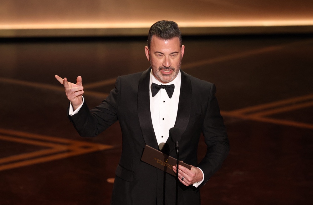 In the aftermath of the Correspondents’ Dinner shooting, President Trump publicly called for ABC to take action against Jimmy Kimmel (pictured) and accused him of sharing violent rhetoric (AFP/Getty)