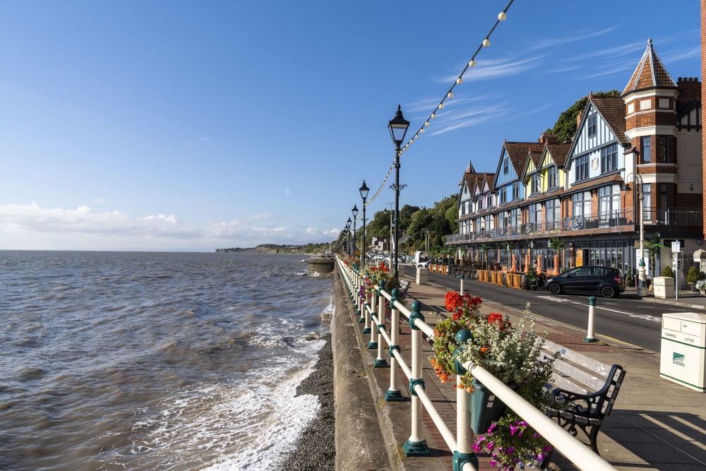 Properties on the seafront in Penarth (Alamy/PA)