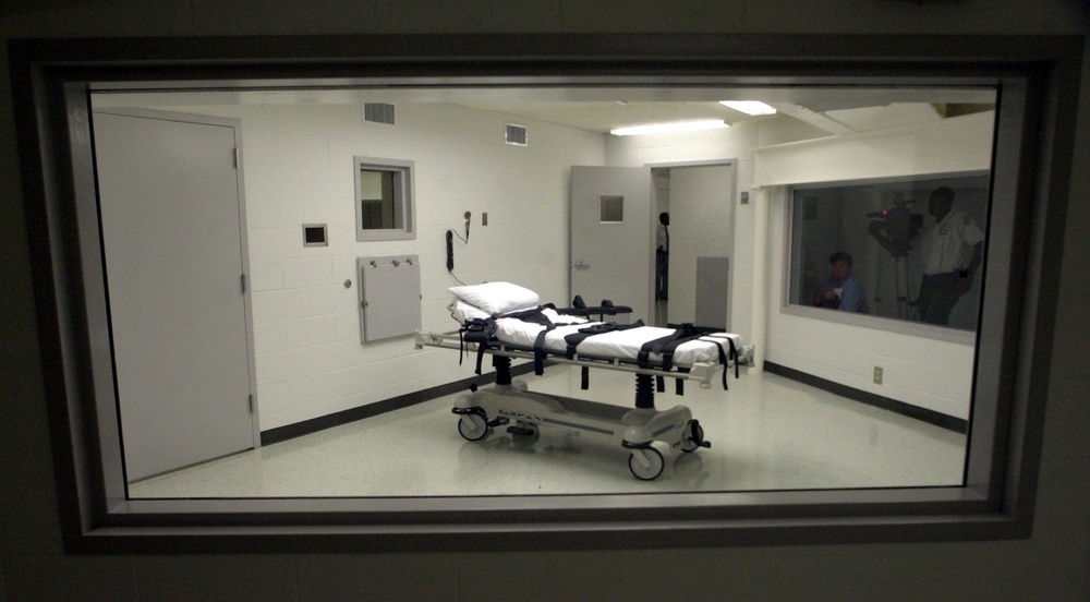 Alabama's lethal injection chamber at the Holman Correctional Facility in Atmore (Copyright 2017 The Associated Press. All rights reserved.)