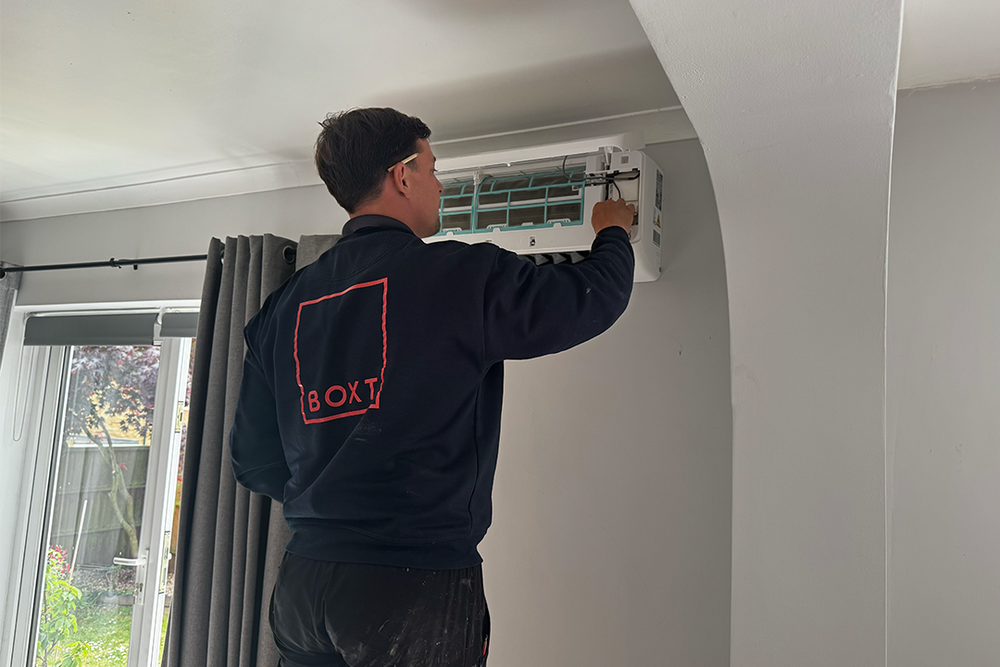 The living room unit was installed last (Alex Lee/The Independent)