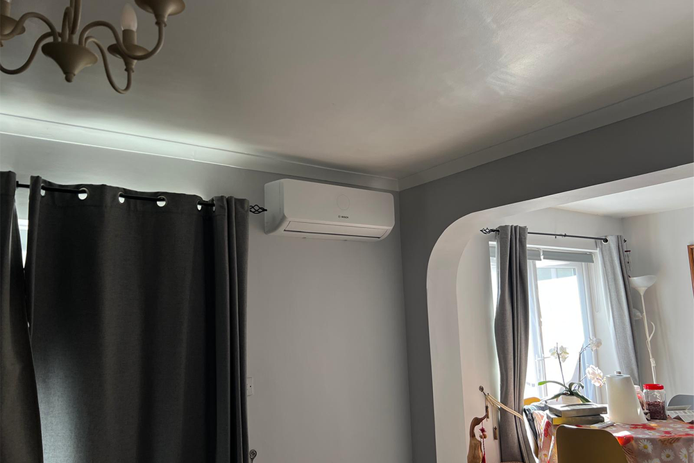 The unit looks sleek in my living room (Alex Lee/The Independent)