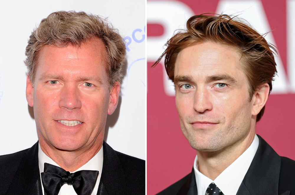 Chris Hansen (left) is played by Robert Pattinson (right) in the new film (Getty)