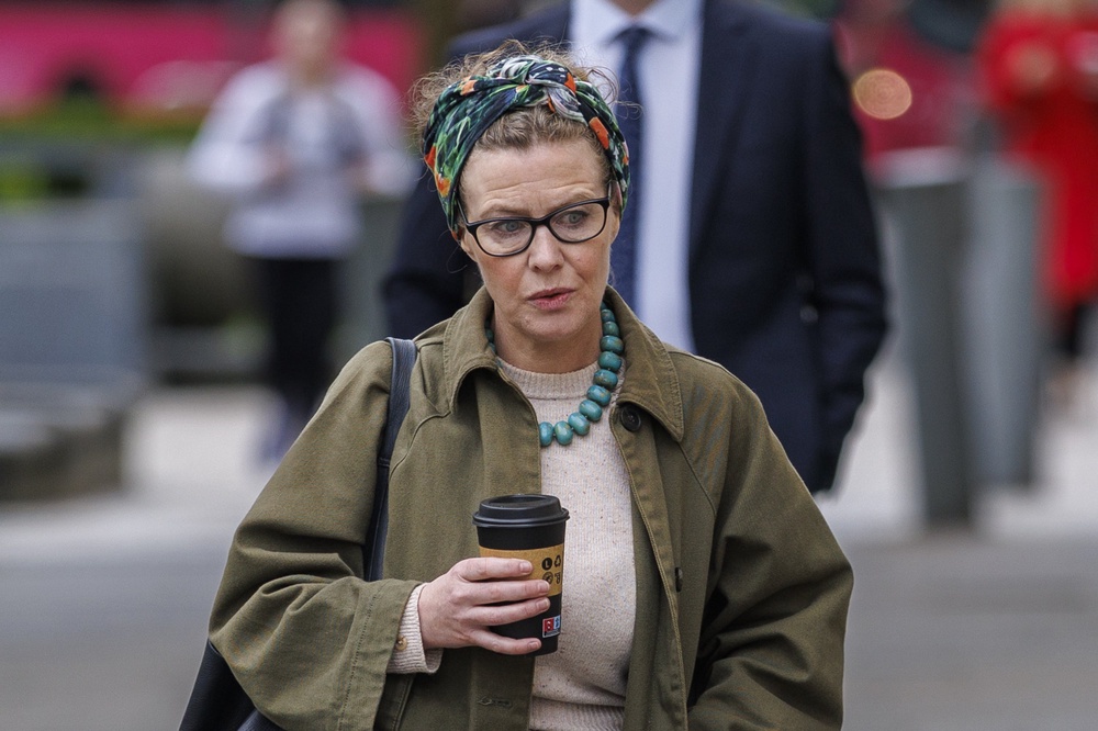 Fiona Donohoe, the mother of 14-year-old Noah Donohoe, arrives at Belfast Coroner’s Court, for the inquest into the death of her son (Liam McBurney/PA) (PA Wire)