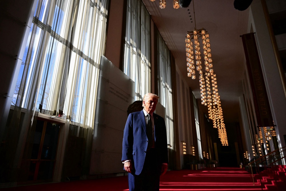 President Trump installed allies on the Kennedy Center board of trustees, who swiftly voted to make him the chair (AFP/Getty)