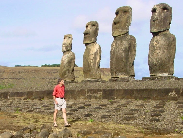Weird and wonderful: stone heads on Easter Island (Simon Calder)