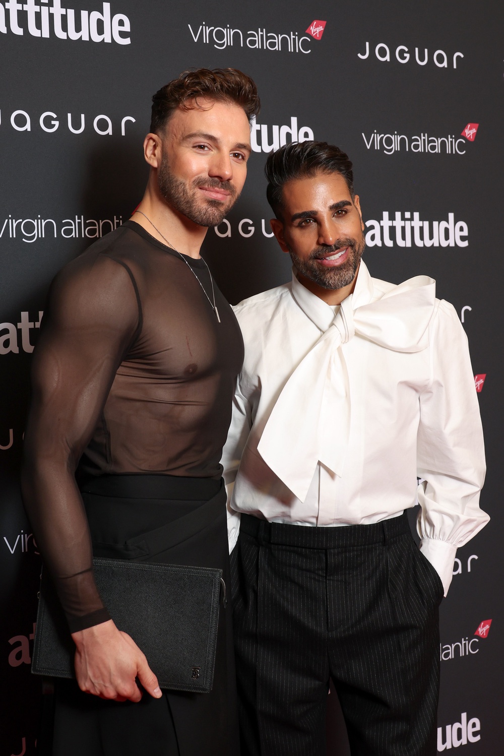 James Colebrook and Dr Ranj Singh attend the Attitude Awards 2025 (Getty)