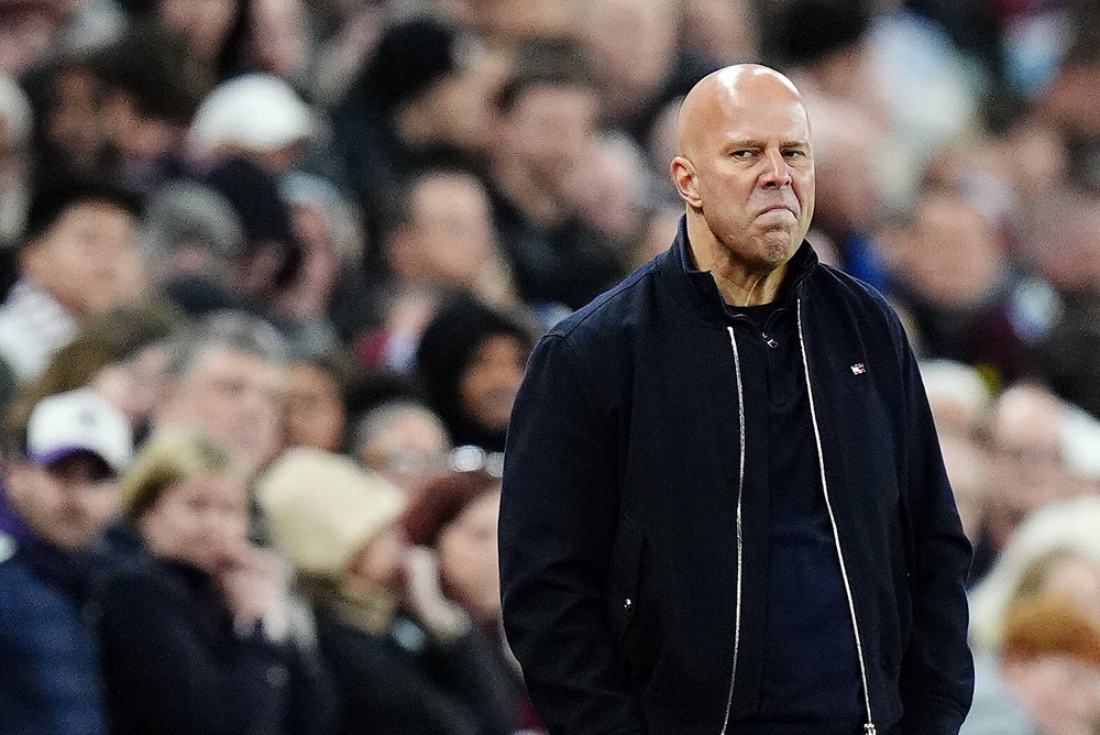 Arne Slot was sacked by Liverpool just one year after guiding them to the Premier League title (PA)