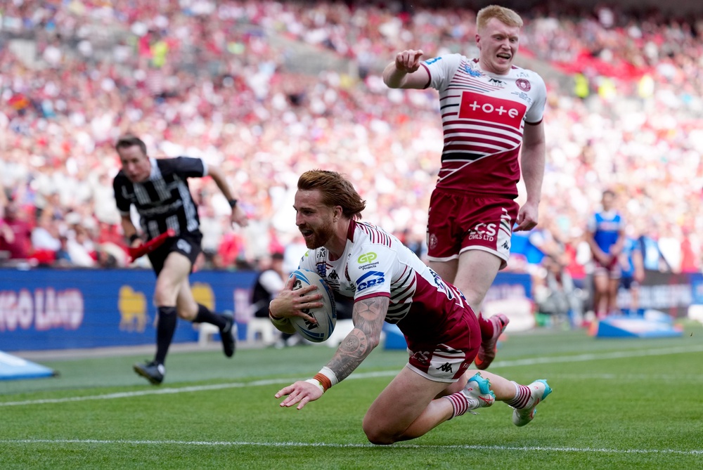 Adam Keighran also crossed twice for Warriors (Bradley Collyer/PA) (PA Wire)
