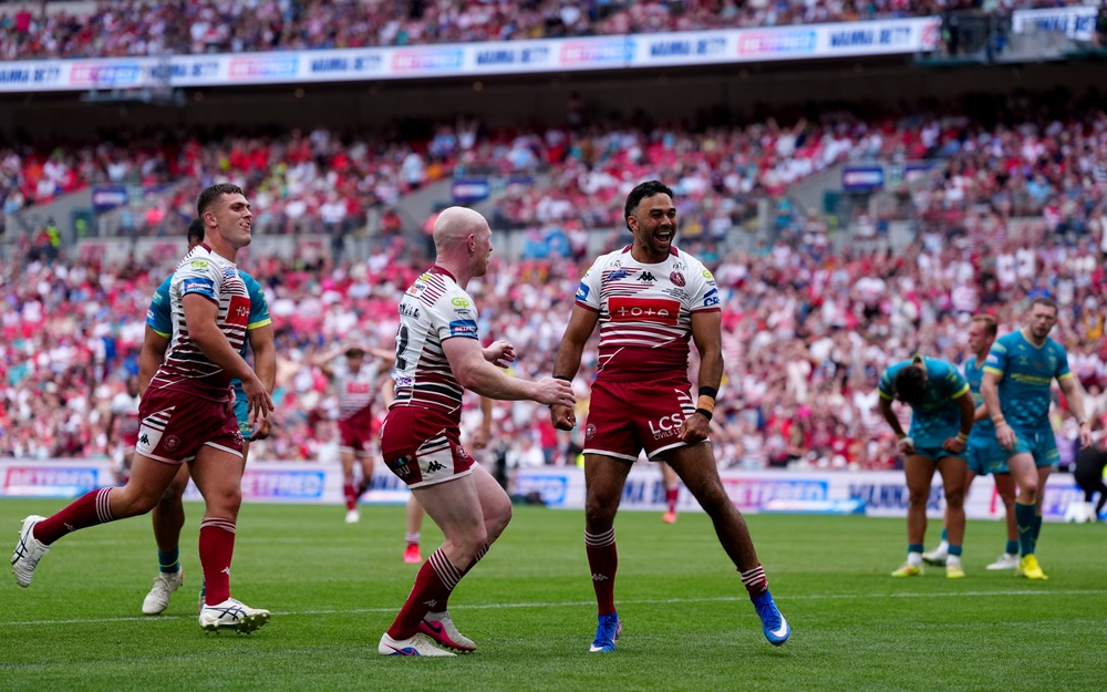 Bevan French emerged from the bench to steal the show at Wembley (PA)