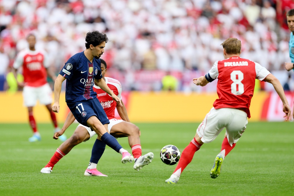 Vitinha had little space to operate in and find the cutting passes that usually dictate his play (Getty)