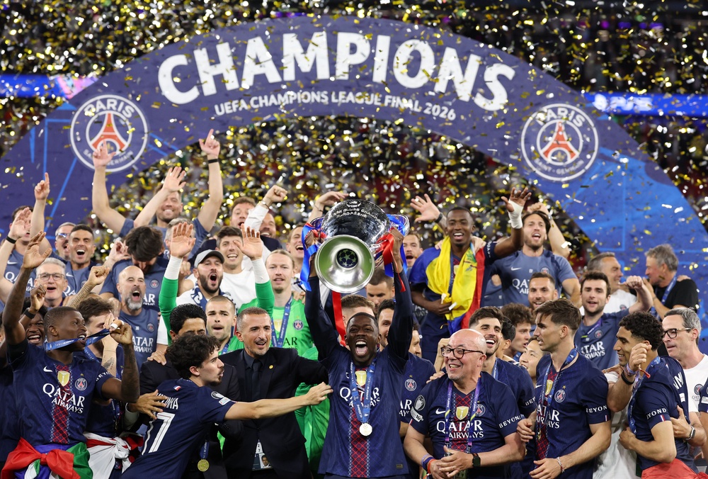 PSG achieved the gold standard of back-to-back Champions Leagues (Getty)