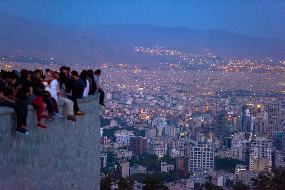 The images portray an air of normality (Tahmineh Monzavi)