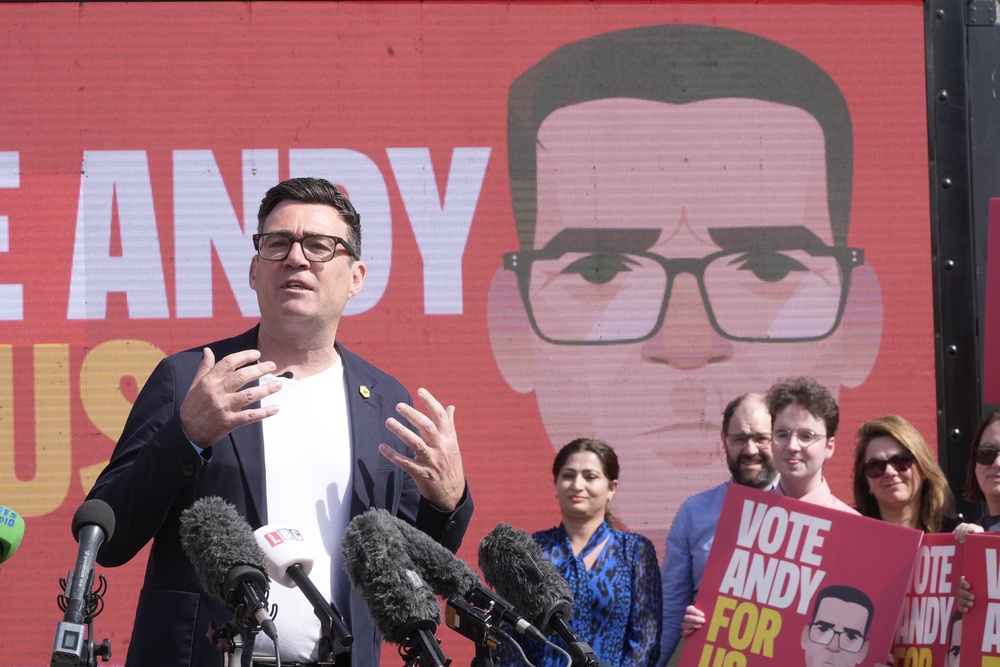 Greater Manchester mayor Andy Burnham hopes to stave off the threat from the right when he stands for Labour in the Makerfield by-election (PA Wire)