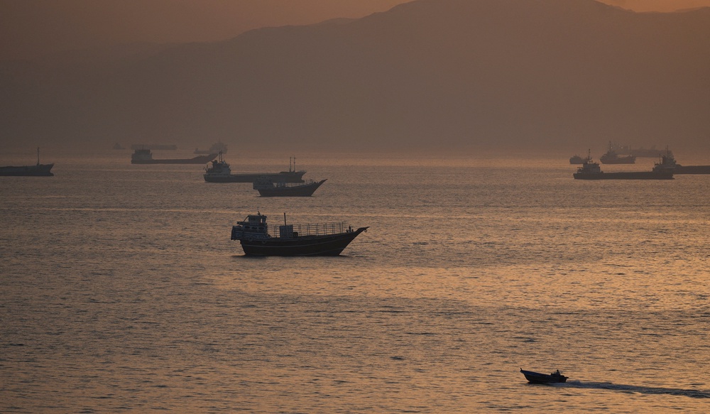 Traffic remains at a near-standstill through the Strait of Hormuz (Reuters)
