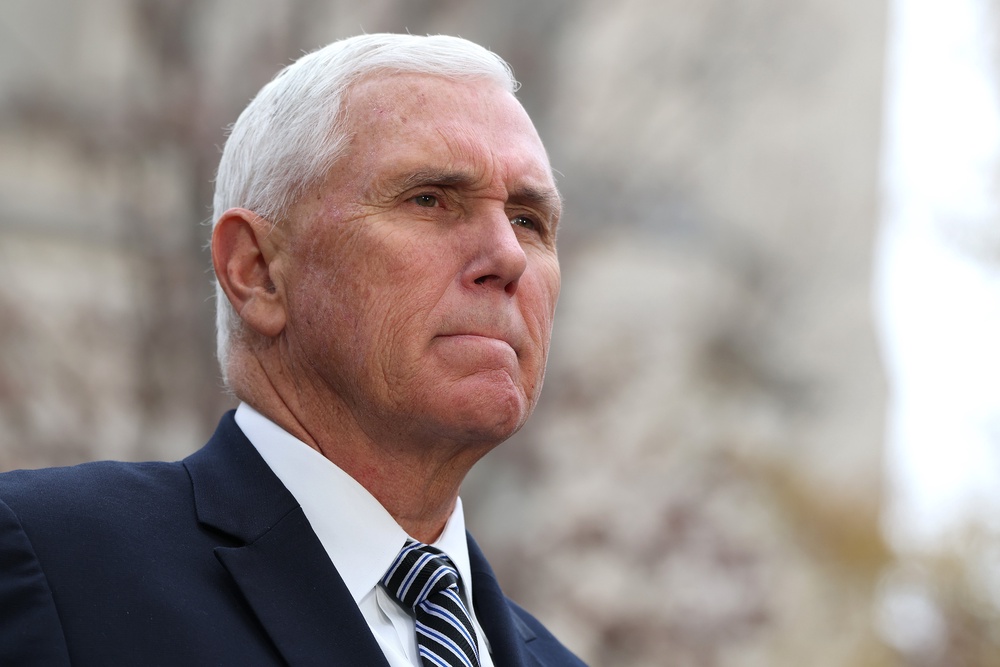 Former vice president Mike Pence said he believed Ukraine was winning the war (Getty)