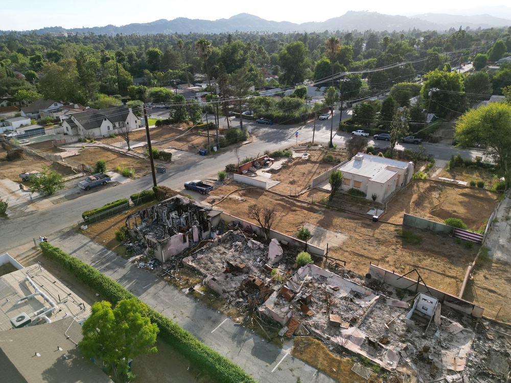 Other states that had notably high nonpayment rates were California, where wildfires and mudslides can cause catastrophic damage to homes (AFP/Getty)
