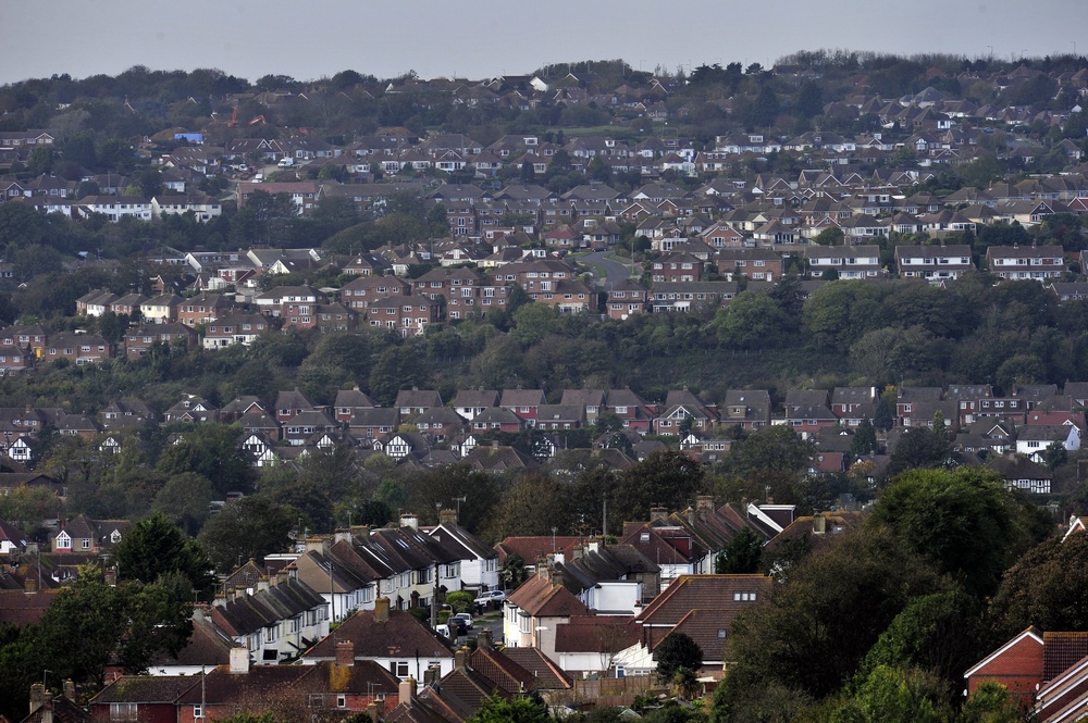 Houses in Hollingdean, Brighton (AFP/Getty)